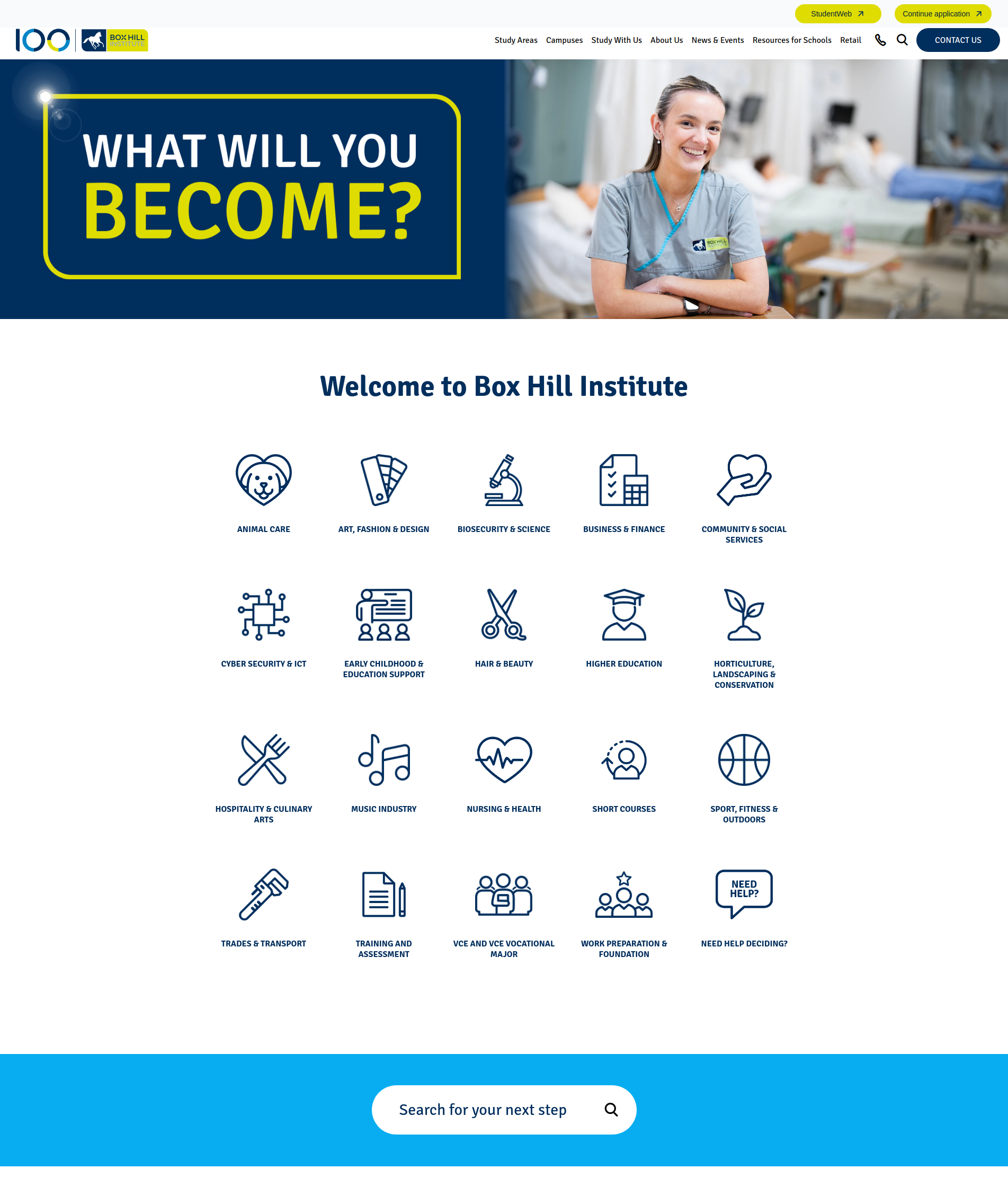 Box Hill Institute Banner Image