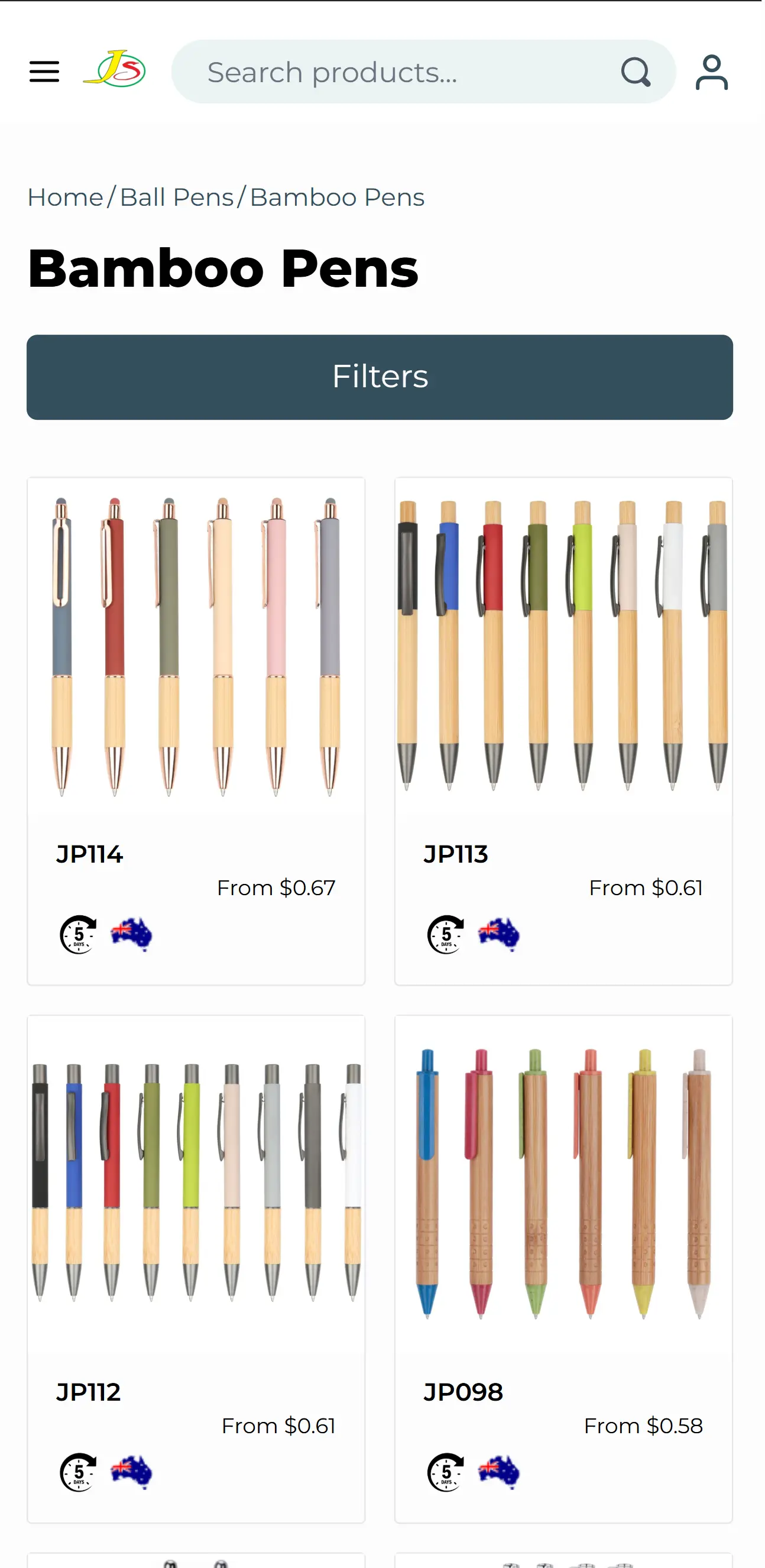 JS Supplies Mobile Showcase Image