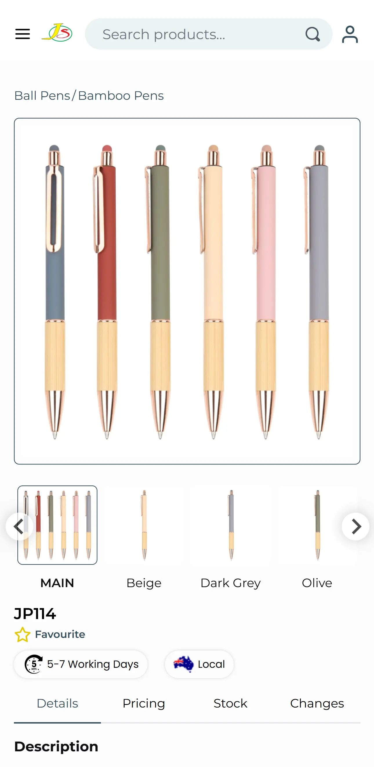 JS Supplies Mobile Showcase Image
