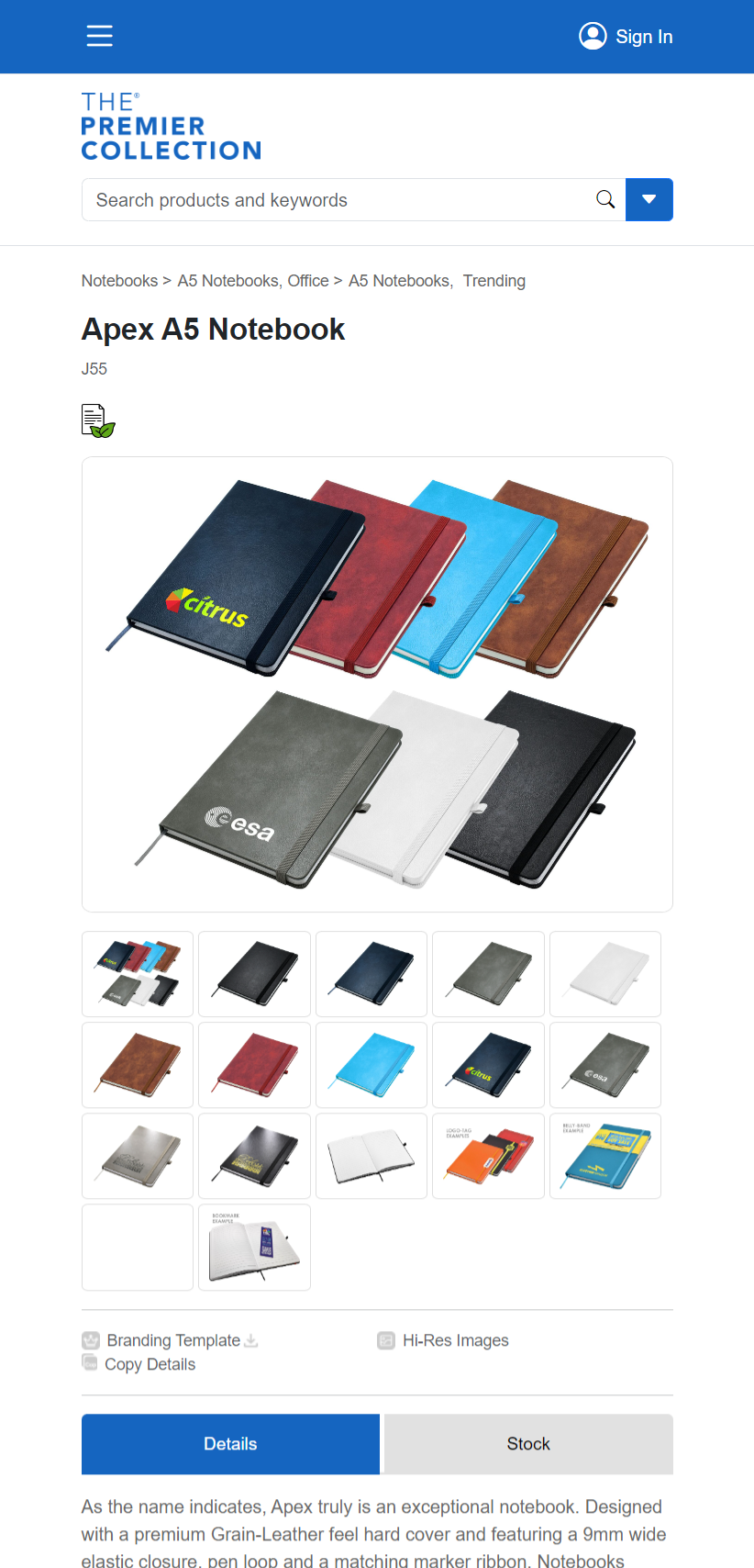 The Premier Collection Mobile Showcase Image